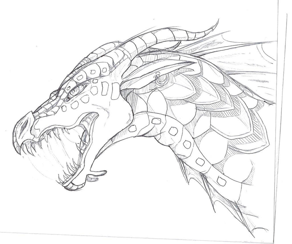 Seawing sketch by thelittlewaterdragon on