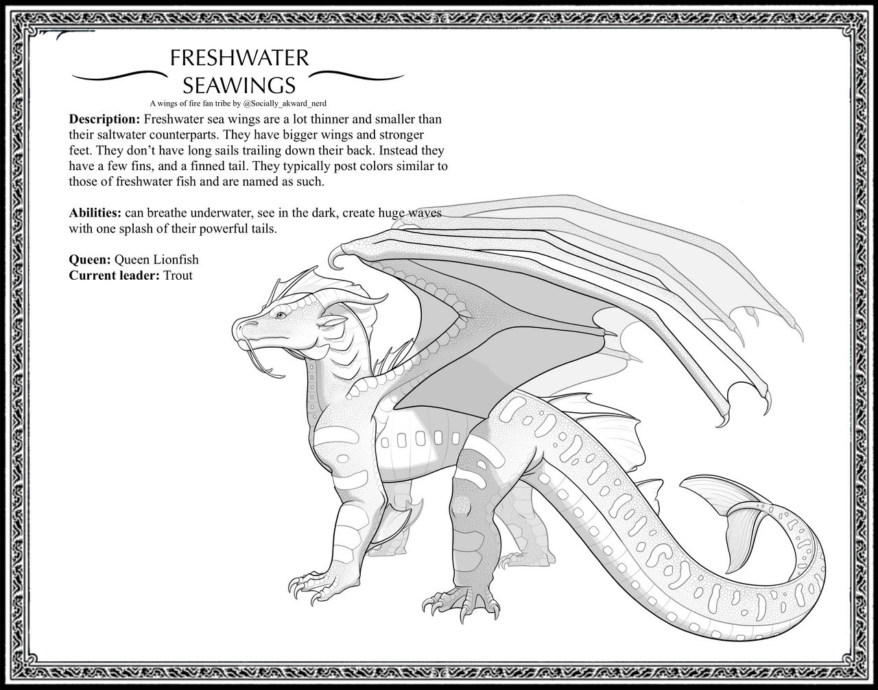 Freshwater seawing by moonseekers on