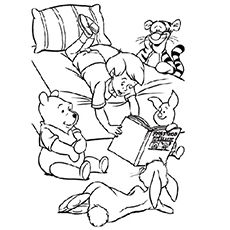 Adorable winnie the pooh coloring pages free printables