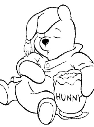 Winnie the pooh coloring page