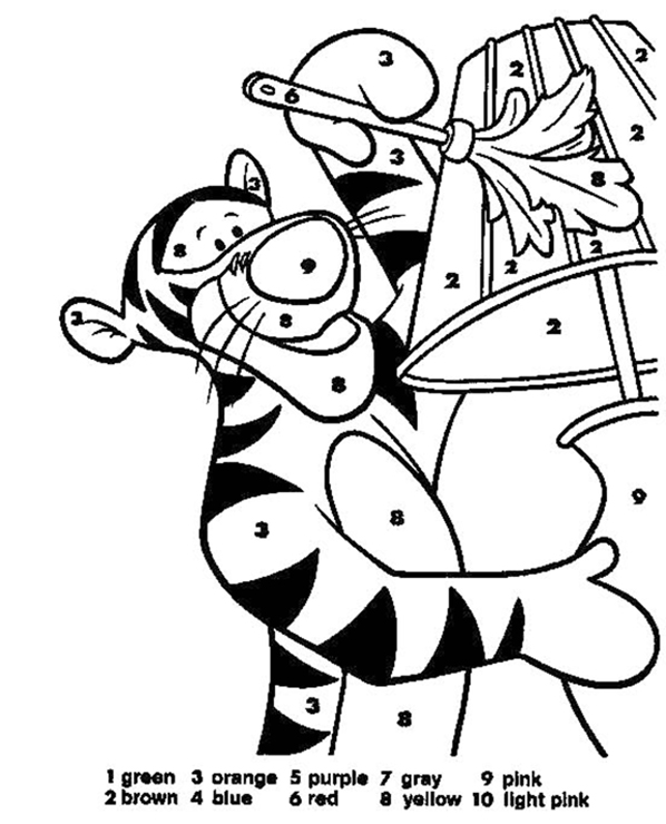 Cleaning and chores coloring pages