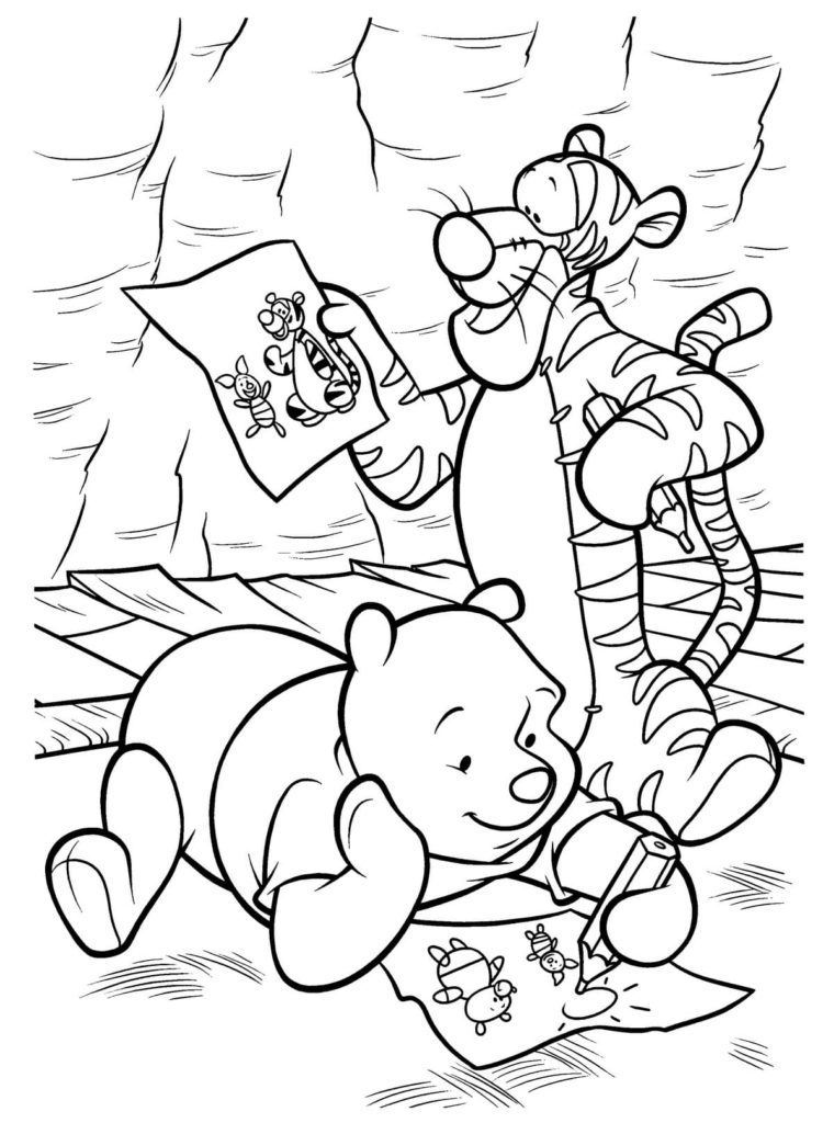 Winnie the pooh coloring pages wonder day â coloring pages for children and adults