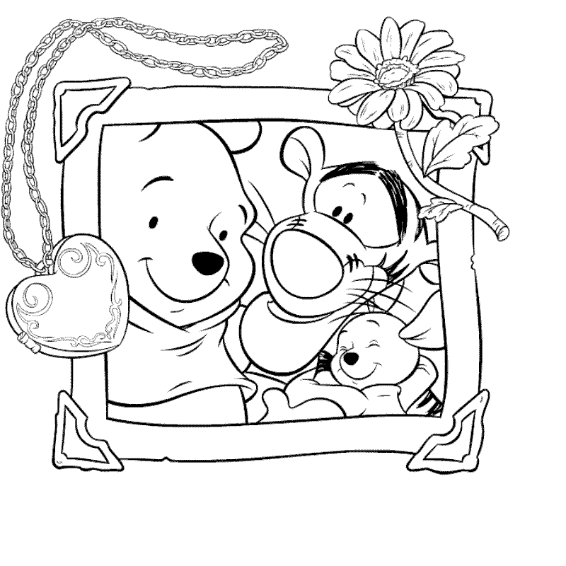 Pãginas para colorear de winnie the pooh para niãos