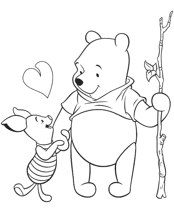 Pooh eeyore tigger coloring pages