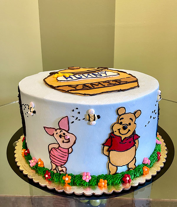 Winnie the pooh layer cake