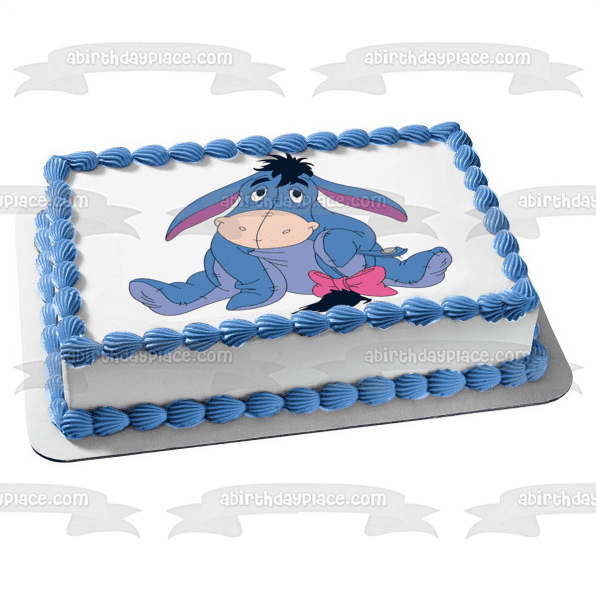 Winnie the pooh eeyore edible cake topper image abpid