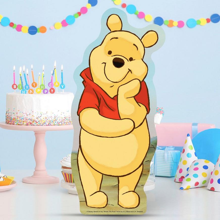 Pooh centerpiece cardboard cutout in