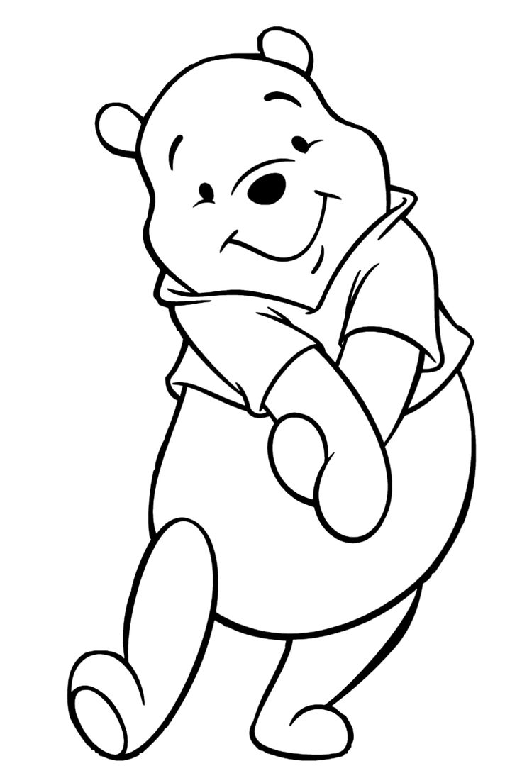 Winnie the pooh coloring pages for kids winnie the pooh tattoos winnie the pooh drawing bear coloring pages