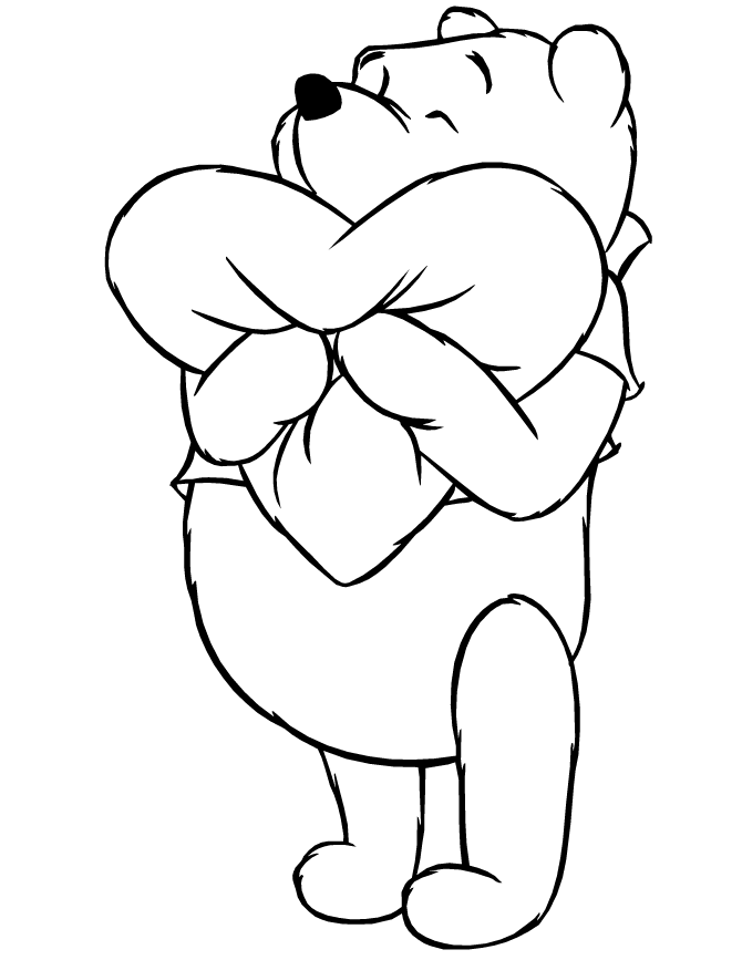 Free printable winnie the pooh coloring pages for kids
