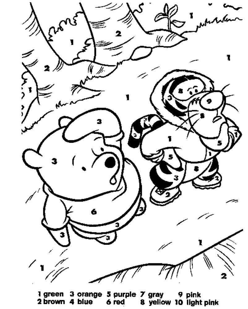 Color by number coloring pages preschool coloring pages disney coloring pages unicorn coloring pages