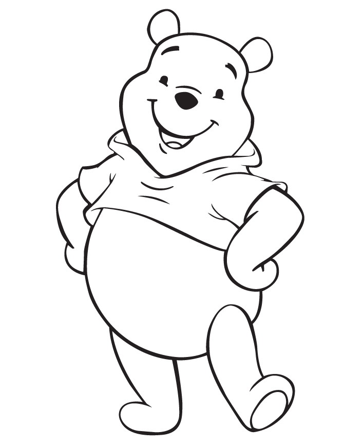 Free printable winnie the pooh coloring pages for kids