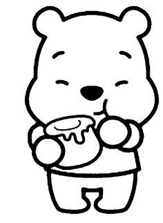 Cute winnie the pooh coloring page disney tekenen pooh tekenen