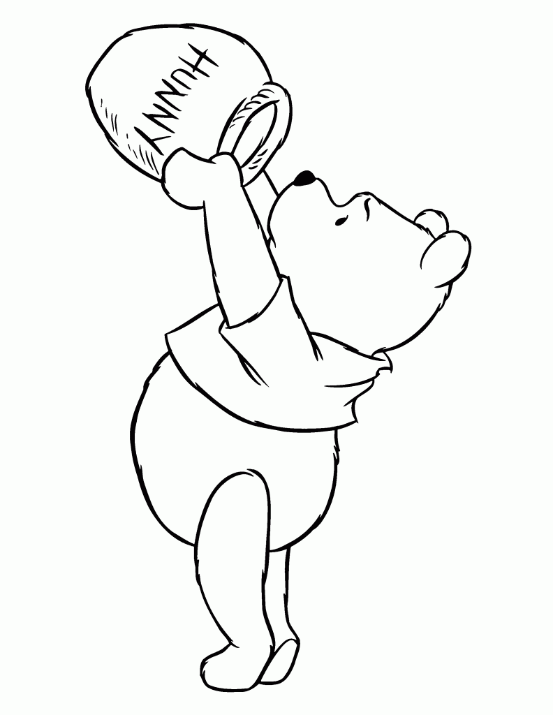 Coloring pages free printable winnie the pooh coloring pages for kids bear