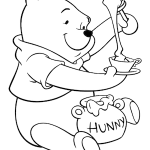 Winnie the pooh and bambi coloring book