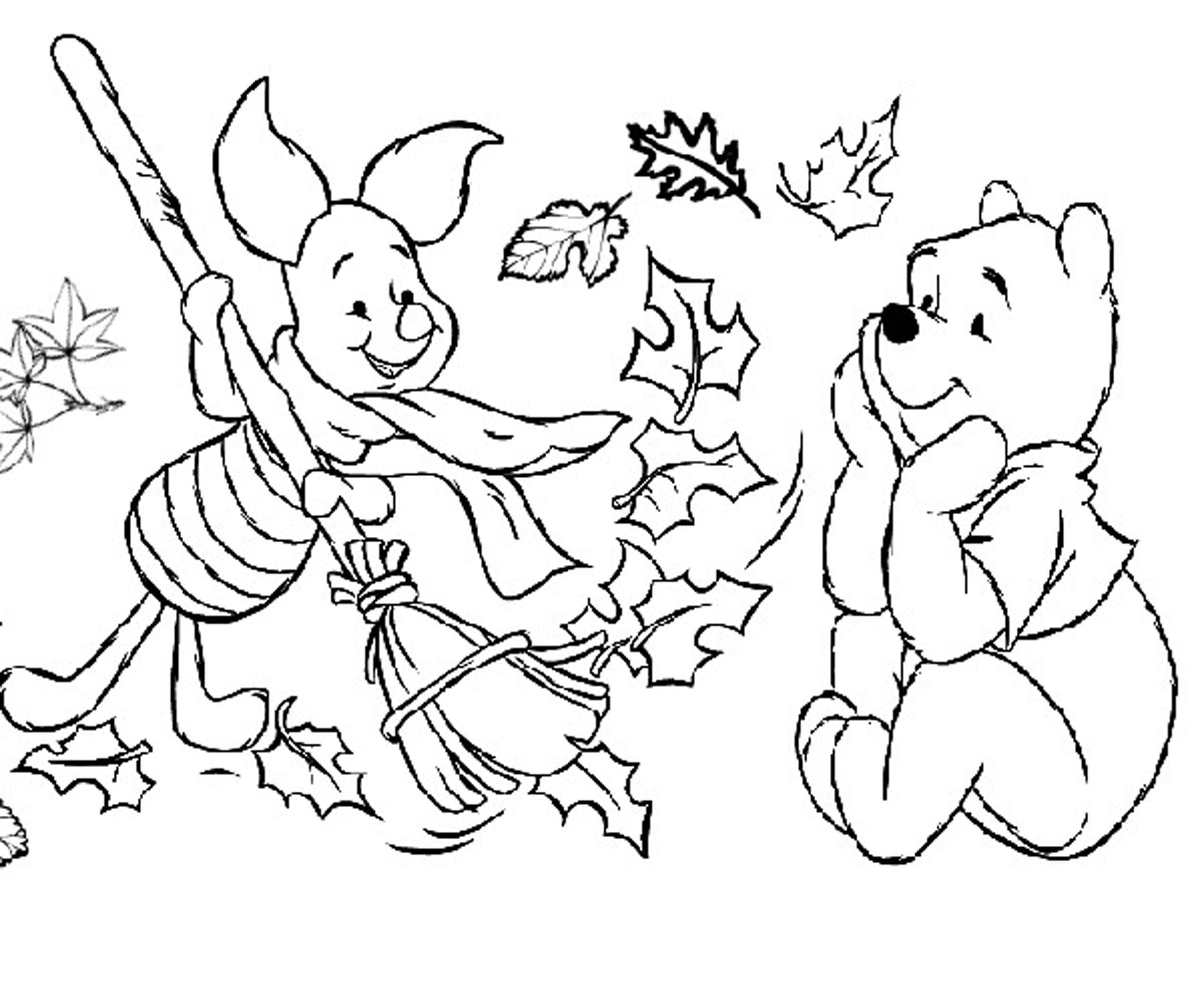 Pooh piglet disney fall coloring pages preschoolers pokemon coloring pages dinosaur coloring pages disney coloring pages