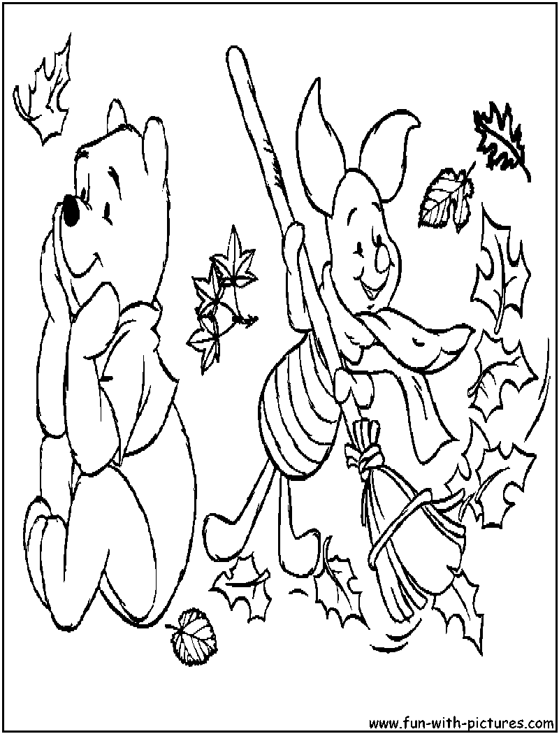 Fall coloring pages