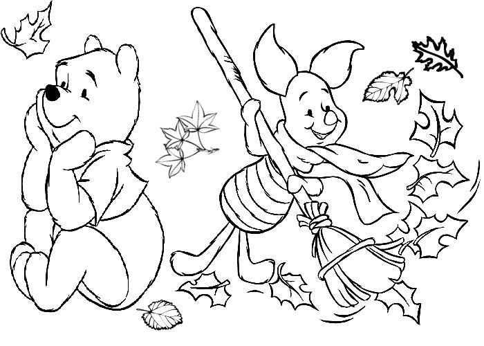 Beautiful autumn colors free fall coloring pages for kids