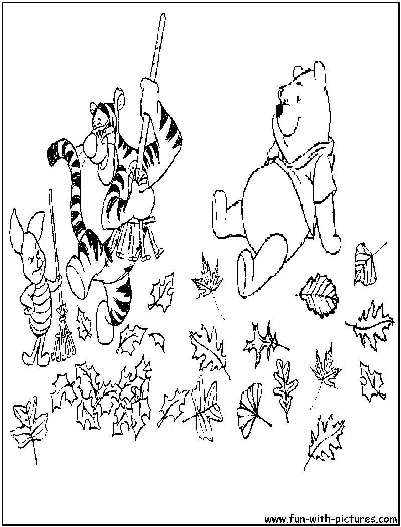 Fall coloring pages