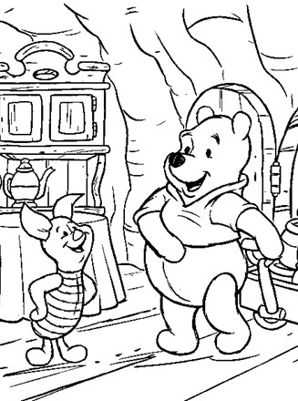 Winnie the pooh coloring page