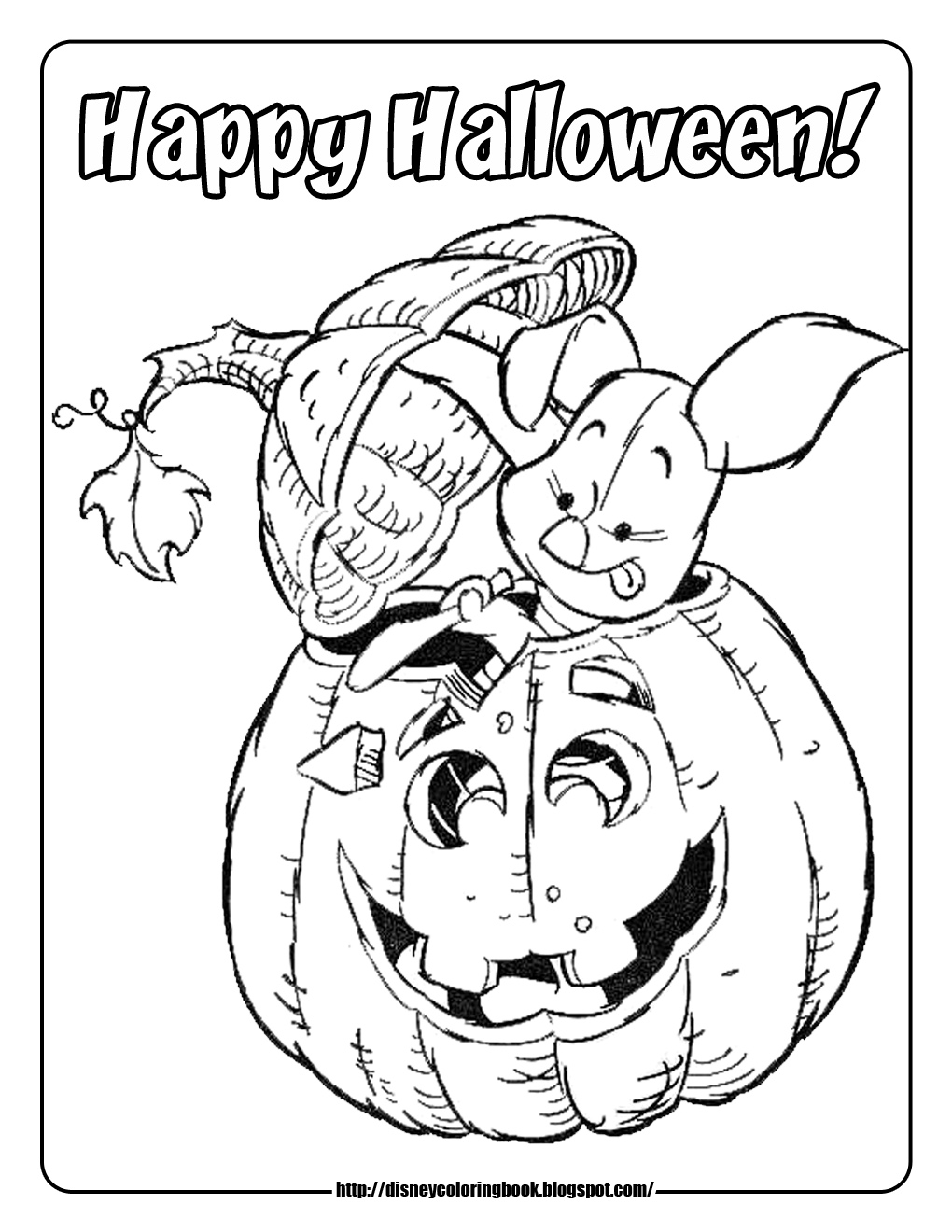 Disney coloring pages and sheets for kids pooh and friends halloween free disney halloween coloring pages