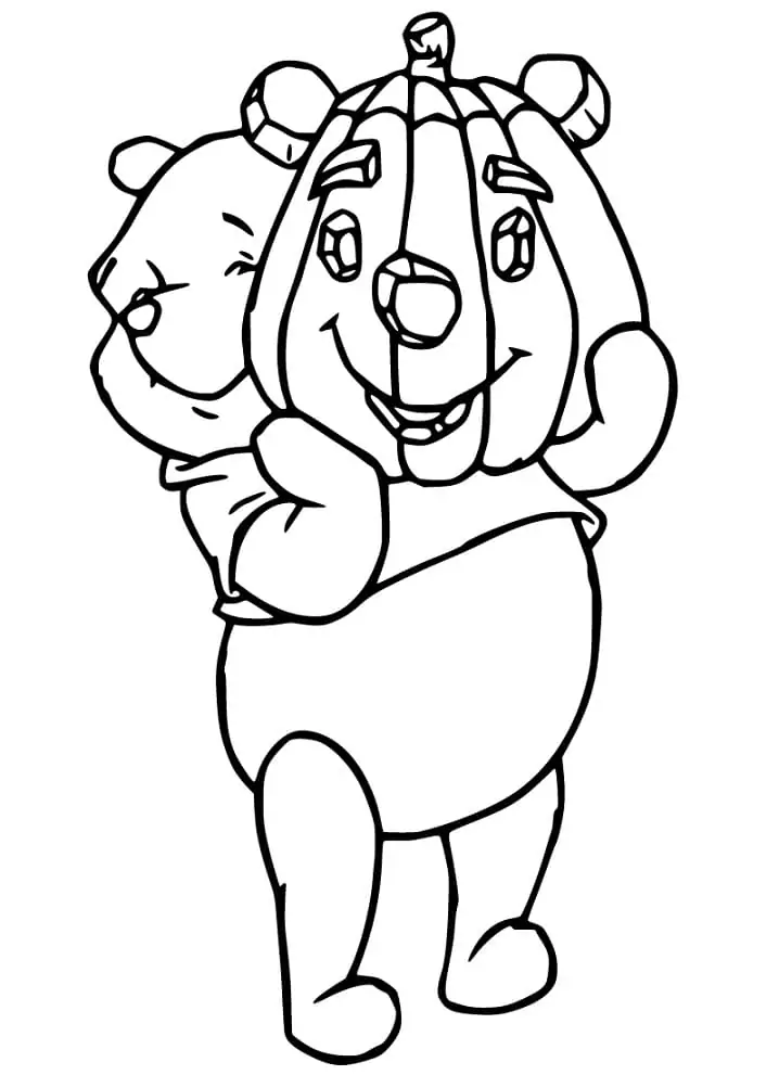 Pooh and pumpkin fãrbung seite