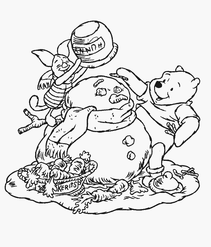 Best winnie the pooh coloring pages for kids