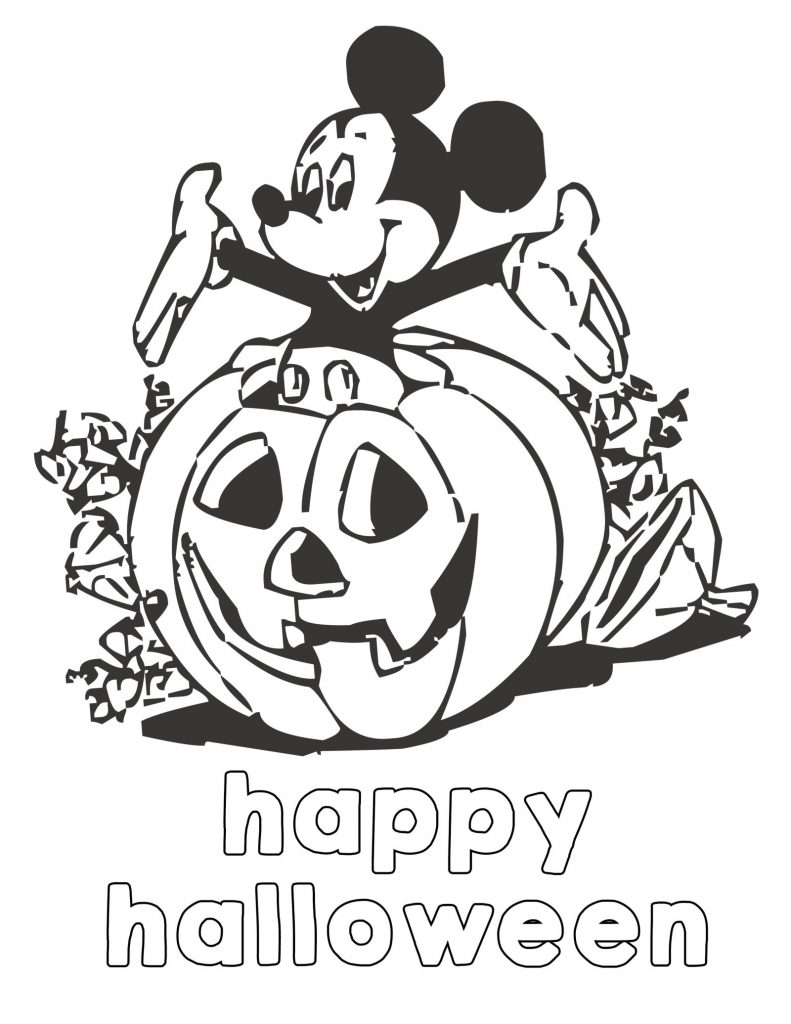 Free halloween coloring pages