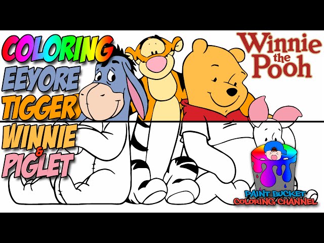How to color winnie the pooh