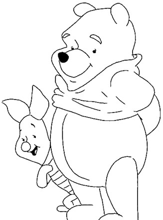 Winnie the pooh coloring page
