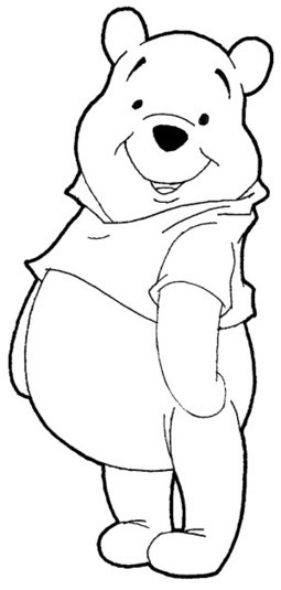 How to draw winnie the pooh with easy step by s