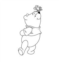 Winnie the pooh face digital files