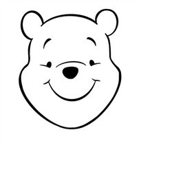 Winnie the pooh face digital files