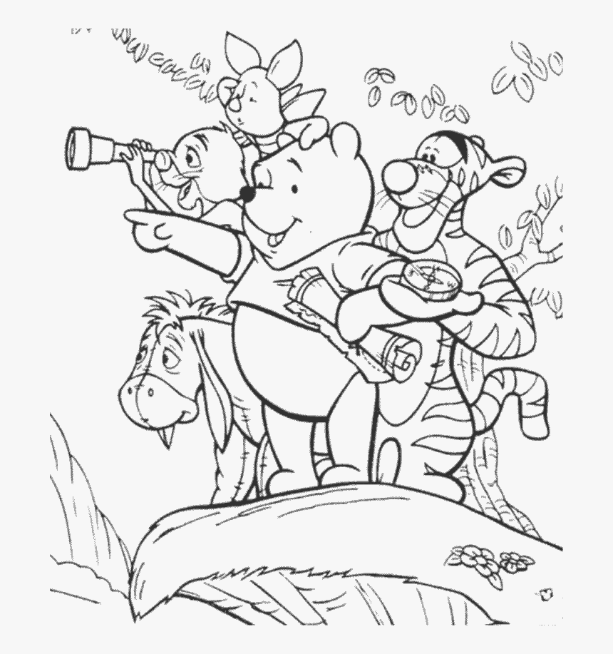Free printable coloring pages of winnie the pooh and