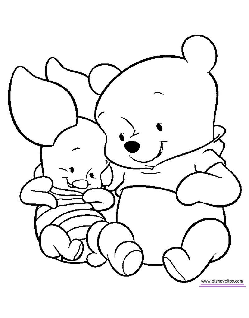 Cute winnie the pooh coloring pages pdf download