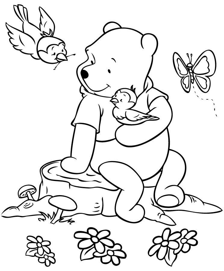 Winnie the pooh pages â printable pages