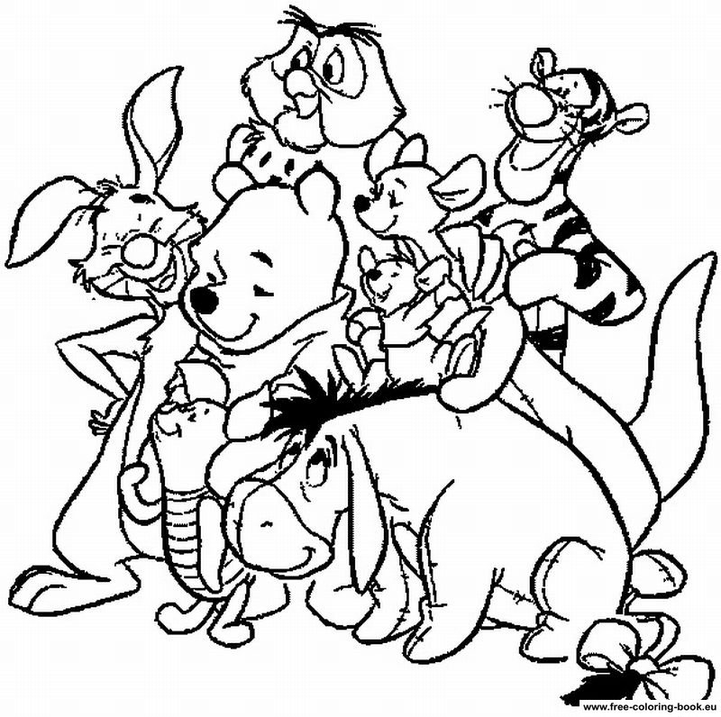 Coloring pages winnie the pooh