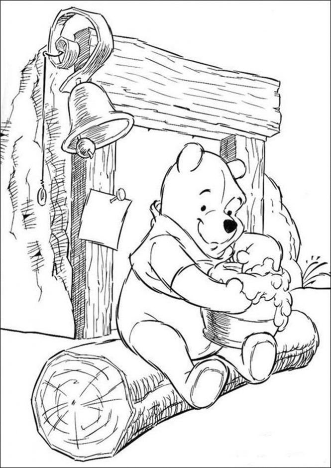 Free easy to print winnie the pooh coloring pages disney coloring pages bear coloring pages cute winnie the pooh
