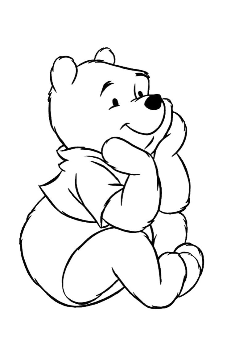 Pooh bear ð cartoon coloring pages bear coloring pages winnie the pooh tattoos