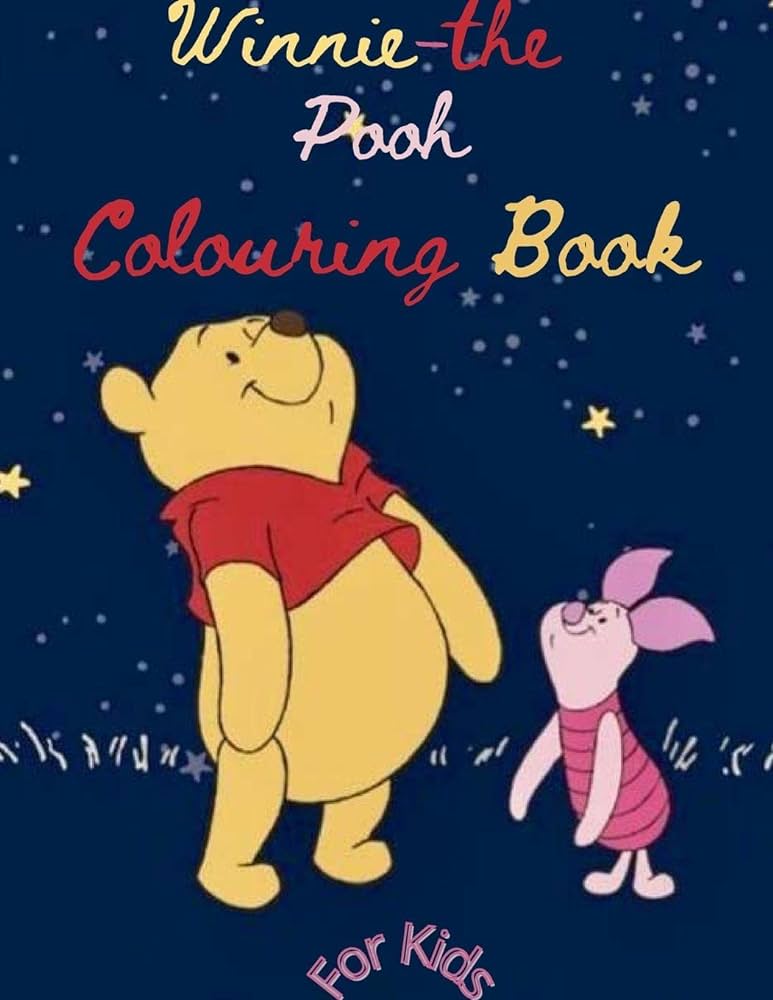 Winnie the pooh colouring book for kids ihero kenneth books