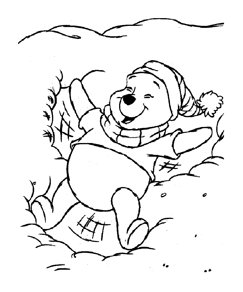 Winnie the pooh coloring pages for kids