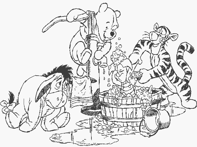Best winnie the pooh coloring pages for kids