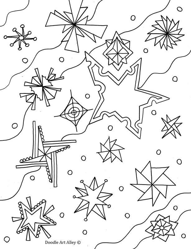 Winter coloring pages