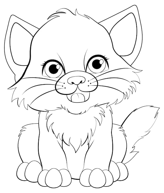 Page winter animal coloring images