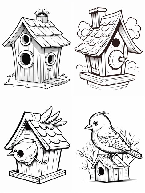 Page christmas bird coloring page images