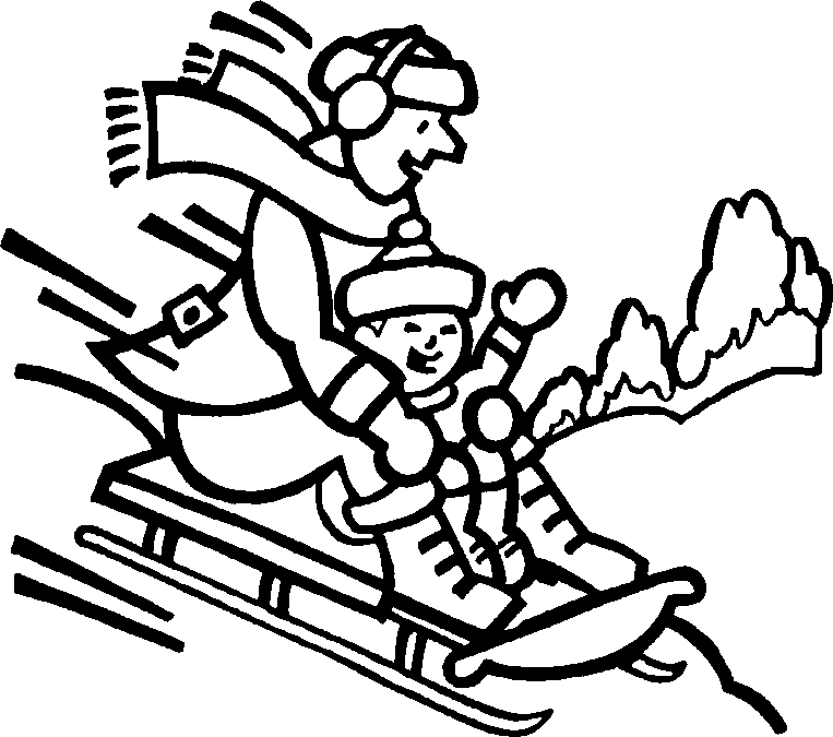 Free printable winter coloring pages for kids