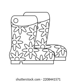 Felt boots pattern stock photos