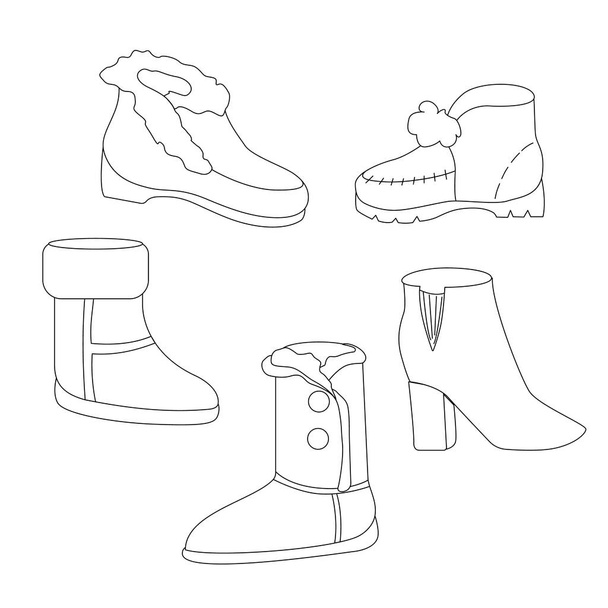 Women boots free stock vectors