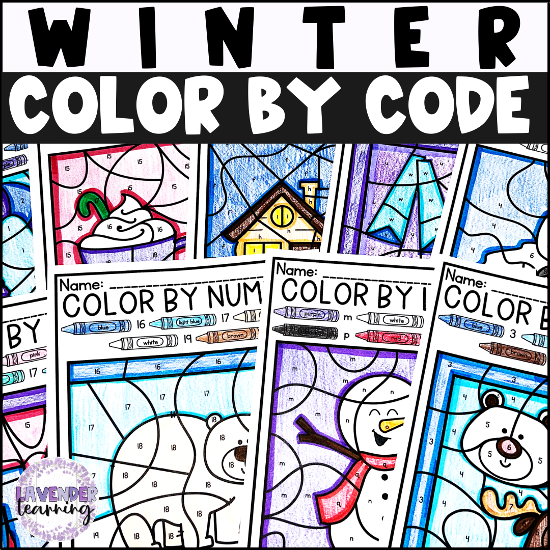 Winter color by code