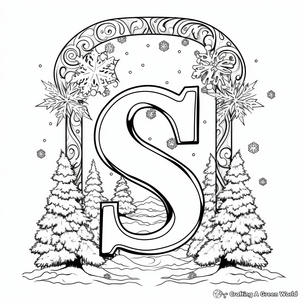 Letter s coloring pages