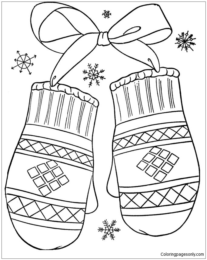 Winter coloring pages printable for free download